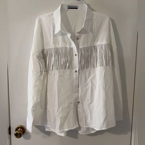 Western Sequin Top